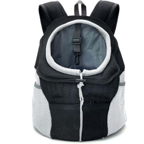 Sac à dos de transport pour chien, sac à dos confortable pour chien avec tête respirante et épaule rembourrée pour la marche, le vélo, la randonnée, le camping, l'extérieur (1/4)
