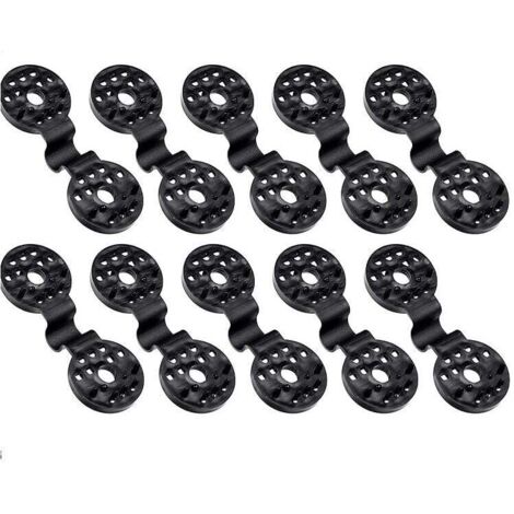 Lot de 100 clips en plastique pour toile de protection, clip spécial avec œillet pour filet d'ombrage, clips en plastique, fixation pour voile d'ombrage, filet d'ombrage, filet d'ombrage, clip (1/4)