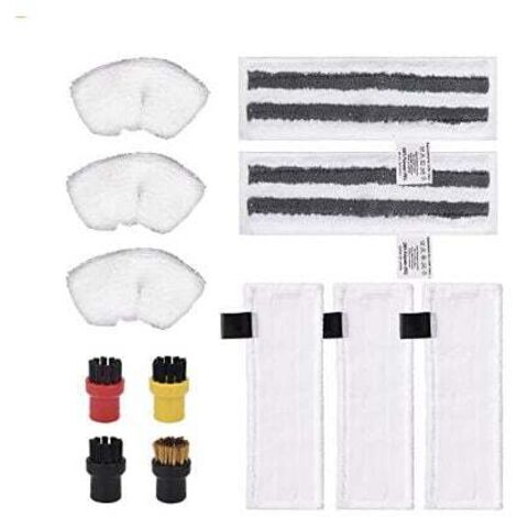 Lot de 12 Accessoires Nettoyeur à Vapeur pour Karcher Easyfix SC1/SC2/SC3/SC4/SC5/SV7 (1/4)