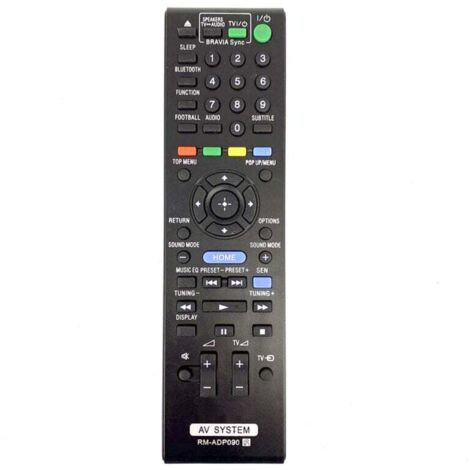 Pour RM-ADP090 TéLéCommande Remplacer pour AV System HBD-E2100 DBD-E3100 BDV-E4100 BVD-E6100