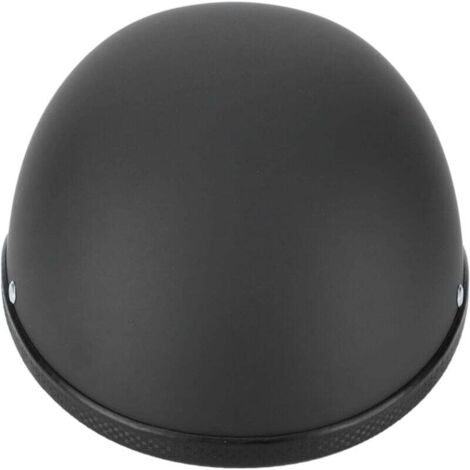 Woljay Demi-casque de moto vintage rétro à visage ouvert, casquette de baseball pour homme et femme, pour cyclomoteur, jet scooter, Street Cruiser, certifié DOT (taille M, noir mat Woljay Demi-casque de moto vintage rétro à visage ouvert, casquette de baseball pour homme et femme, pour cyclomoteur, jet scooter, Street Cruiser, certifié DOT (taille M, noir mat