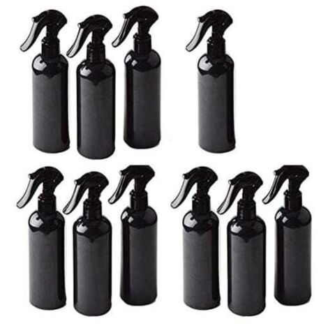 Lot de 10 flacons pulvérisateurs multifonctionnels en plastique de 300 ml pour huiles essentielles, parfums, conteneurs portables