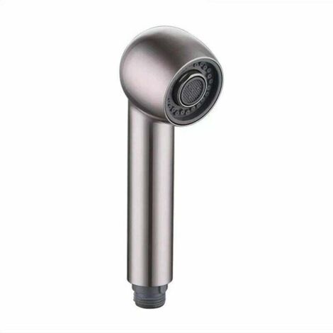 Douchette Robinet Cuisine 2 Jets Tête de Douche Remplacement Douchette pour Mitigeur Cuisine, Couleurs brossées