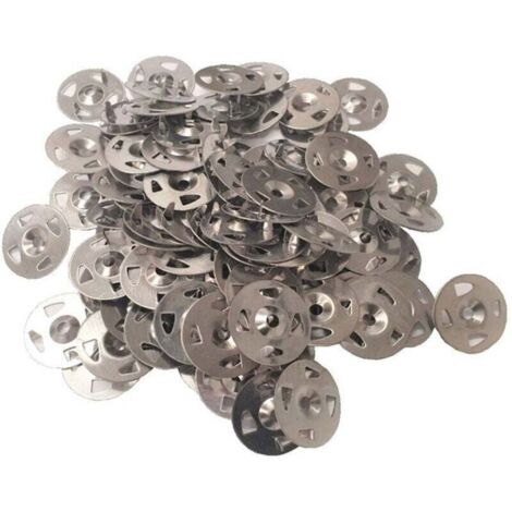 Rondelles de fixation (x100) Inox pour panneaux prêts à carreler