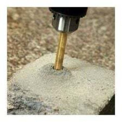 Lot De 5 Forets à Béton, Maçonnerie, Pour Carrelage, Brique, Ciment, Béton, Verre, Plastique, Parpaing, Bois, Etc., Pointe En Alliage D'acier Tungstène (6, 6, 8, 10, 12 Mm