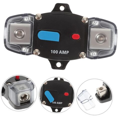 100a Disjoncteur Manuel Réinitialisable Pour Circuit Marin Et Automobile Protection Surcharge Pour Systèmes Audio Dc Et Équipements Compatible (1/5)
