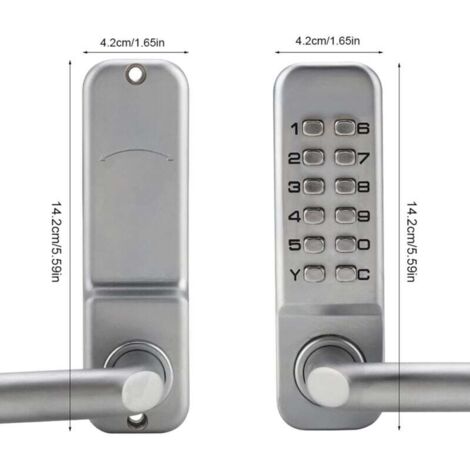 Serrure à Câble Réglable 180 Cm Avec Combinaison - Cadenas Sécurité Multifonction En Alliage De Zinc