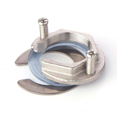 Kit D'écrous de Fixation de Robinet en Acier Inoxydable Kit de écrous fixation rechange Pour Empêcher Les Robinets de Cuisine et Salle Bain de Se Desserrer, Connecteur Type écrou à Un Trou 31 (1/4)