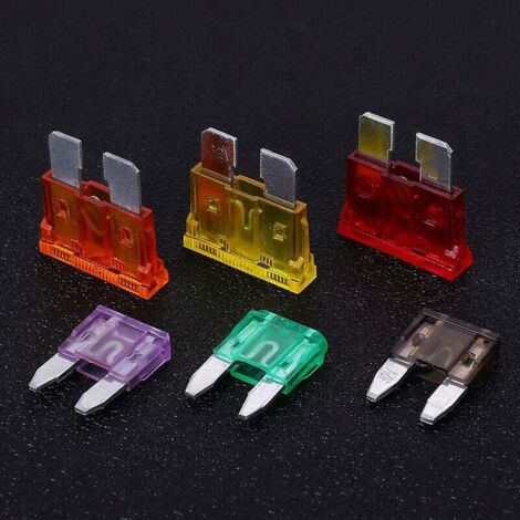 Fusible Voiture Auto Fusibles Mini Assorties Kit 2A 3A 5A 7.5A 10A 15A 20A 25A 30A 35A 40A Avec Pince Boite Rangement 242 Pcs 79252888