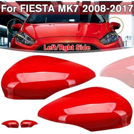 Coperture Specchietti Laterali Blu Scuro Per Ford Fiesta MK7 2008-2017, Coppia Sinistra E Destra