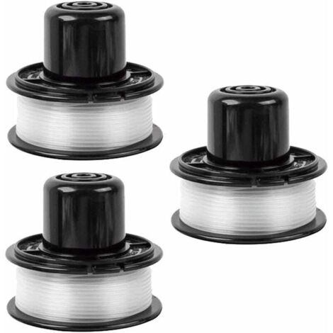 Bobine fil coupe bordure pour black et decker a6226 gl360, A6226 Bobine de fil compatible avec Black et Decker GL310 GL360 GL360SB ST4400 ST4500 ST5000 GL250 longue 6m, diamètre 1,6mm (3pcs) (1/4)