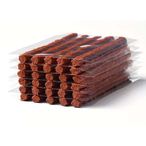 60pcs Mèches Pré Encollées Réparation Pneu Tubeless auto moto 4x4 quad