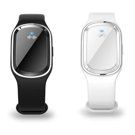 Lot de 2 montres-bracelets anti-moustiques à ultrasons, bracelet anti-moustiques pour enfants adultes (1/5)