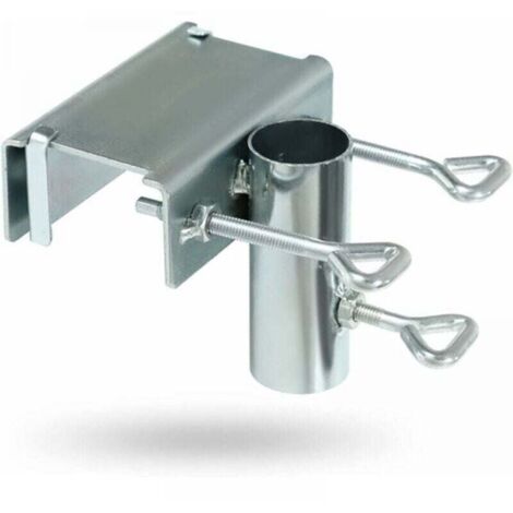 Pince pour parasol de jardin, support de parasol de balcon peu encombrant, pour terrasse, chaises, bureau, jetée, plage, patio, balcon, table, bateau, hayon (1/4)