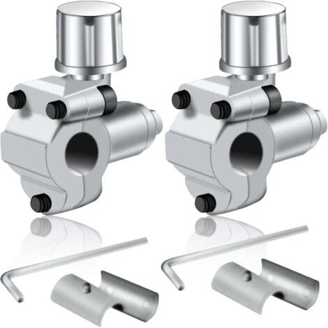 2 Pièces Kits de valves de perçage BPV-31 pour robinet de réfrigérateur compatible avec tuyau de diamètre extérieur de 1/4", 5/16", 3/8" pour climatiseurs, CVC (1/4)