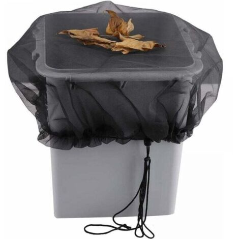 Lot de 2 filets de protection anti-moustique pour extérieur de jardin, seaux, feuilles,95cm (1/4)