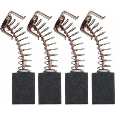 Lot de 2 paires de balais de charbon pour moteur 12 x 8 x 5 mm compatibles avec meuleuse d'angle WS125 Black & Decker G720 (1/4)