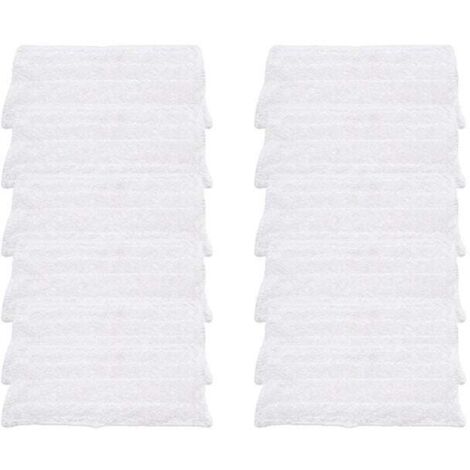 12 PièCes de Rechange pour Vileda Steam XXL Power Pad Nettoyeur Vapeur Remplacement Microfibre Nettoyage Vadrouille, Lavable