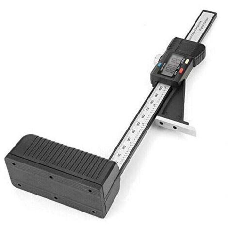 Jauge de Hauteur,0-150mm Jauge de Profondeur Numérique, LCD Digital Display Screen Précision Hauteur Ouverture Profondeur,avec Base Magnétique, noir, une pièce,