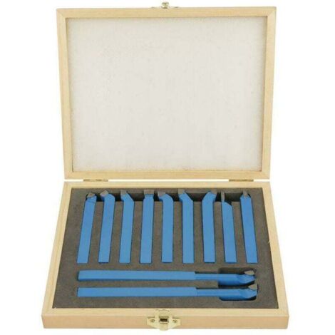 11 Pièces Outils De Tour De Tour À Pointe De Carbure, Ensemble D'Embouts D'Outils De Coupe En Métal (1/4)
