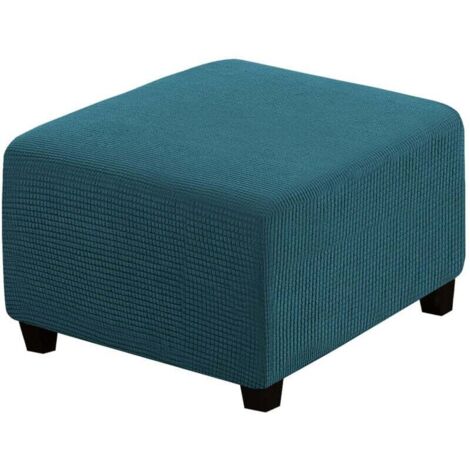 Housse de pouf extensible Housse de protection pour pouf Protecteur de pouf Housse de rangement pour pouf Protecteur de meubles Housse de protection Soft Rectangle avec ceinture élastique (1/4)