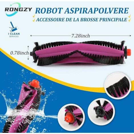 Lot de 10 PièCes de Rechange pour Aspirateur Robot X1Omni X1Turbo