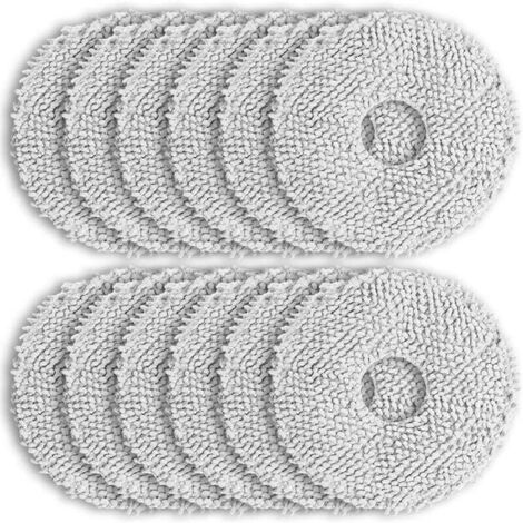 Chiffon pour Ecovacs T30 Pro Omni, 12 Accessoires Serpillière pour Aspirateurs DEEBOT T30 Omni, T30S, T30S Pro, T30S Combo, T30S C (1/4)