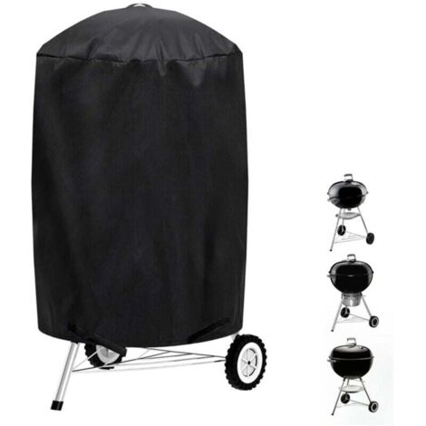 Housse de barbecue d'extérieur, imperméable et résistante aux UV, compatible avec Weber, Holland, Jennair, etc. (77 x 77 x 58 cm) (1/4)