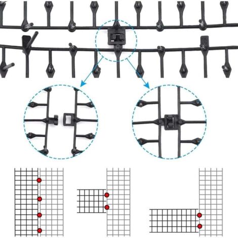 12PC Tapis Anti-Chat Avec Pointes,40 30cm Tapis De Dissuasion Repulsif Pour Chat Chien Animalavec 8 Ancrages Au Sol En Forme De U Repulsif Chats Chiens Naturel Ecologique Pour Jardin Clotures 85435198 12PC Tapis Anti-Chat Avec Pointes,40 30cm Tapis De Dissuasion Repulsif Pour Chat Chien Animalavec 8 Ancrages Au Sol En Forme De U Repulsif Chats Chiens Naturel Ecologique Pour Jardin Clotures 85435198