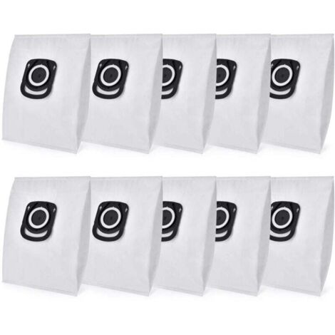 Lot de 10 sacs d'aspirateur - Pour Rowenta Hygiene + ZR200520, Pour Rowenta Compact Power, X-Trem Power et Silence Force (RO64xx RO63xx RO68xx RO39xx)