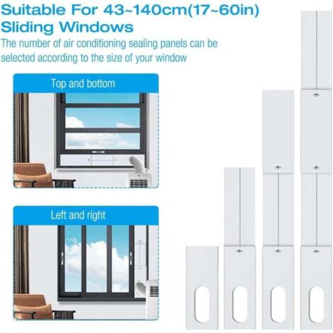 Calfeutrage de Fentre 400CM Kit de Joint Fenetre Climatiseur Mobile Calfeutrage de Fentre 400CM Kit de Joint Fenetre Climatiseur Mobile