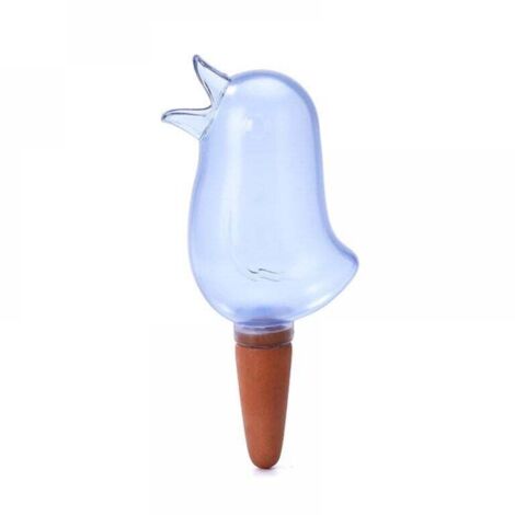 (bleu) 5pcs Piquets D'arrosage Automatique, Plantes d'oiseaux Mignonnes, Pics D'arrosage Automatiques pour Plantes D'intérieur et D'extérieur et Fleurs en Pot (1/4)