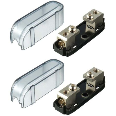 Mini porte-fusible ANL Porte-fusible Midi Pièces automobiles Porte-fusibles en ligne pour automobile Marine （2 pièces）