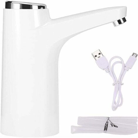 Distributeur Deau. Pompe à Eau Potable électrique. Pompe à Bouteille Deau électrique. Distributeur Deau électrique Automatique. Pompe De Distributeur Deau Rechargeable sans Fil USB (1/4)