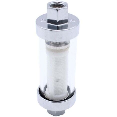 2x filtre à carburant réutilisable de tuyau en ligne d'essence de