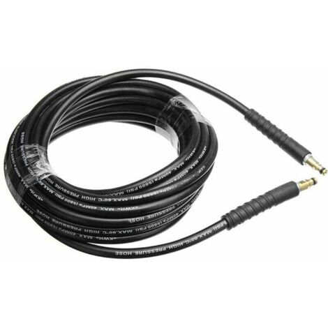 Nettoyeurs Haute Pression Nettoyage à l'eau Kit de Nettoyage de Tuyau de Remplacement Haute Pression 6M pour Karcher K2 K3 K4 K5 K6 K7 (6 m) (1/3)