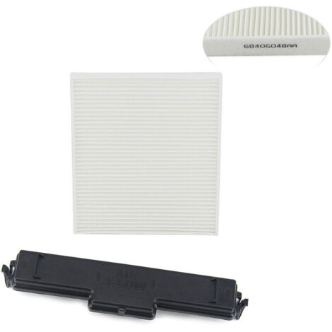 Kit de filtre à air d'habitacle, filtre de climatisation et porte d'accès de remplacement pour Dodge Ram 1500 68406048AA (1/4)