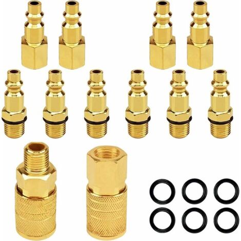 Lot De 5 Soufflets D'air De Poche Réglables Avec Connecteur NPT 1/4