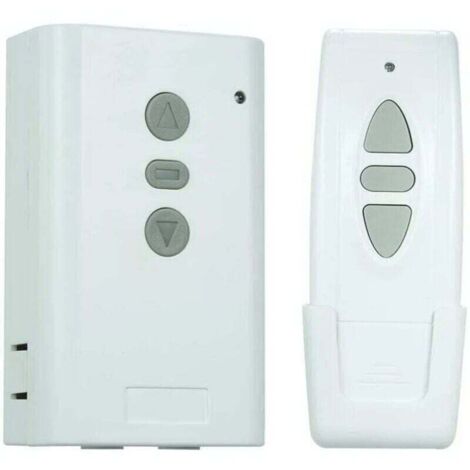 Interrupteur Télécommande sans Fil,Récepteur AC220V 433MHz,Type d'apprentissage Contrôleur,Bidirectionnel 3 clé RF émetteur,Commande à Distance pour Ensemble de Contrôleur de Rideau (1/4)