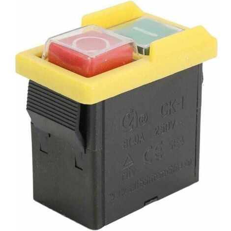 250 tension universel CK1/250 V interrupteur de sécurité étanche à la poussière interrupteur meuleuse interrupteur électromagnétique250 tension universel CK1/250 V interrupteur de sécurité étanche à l