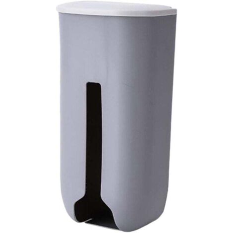 Support de rangement pour sacs d'épicerie, distributeur mural de sacs poubelles pour cuisine et maison (1/4)