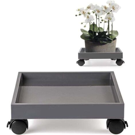 Support à plantes sur roulettes, réglable, charge maximale 150 kg. Chariot à roulettes. Pot de fleurs d'intérieur. Support pour pots - Jardin