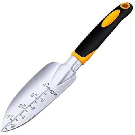 30x5.5cm Truelle de jardin en acier inoxydable pour planter transplanter désherber déplacer (1/4)