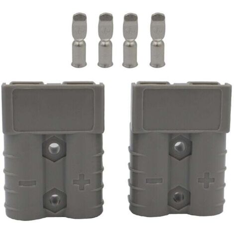 Connecteur Anderson pour Charger et alimenter Paire Mâle et Femelle AMH 50A 600V (1/4)