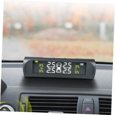 Moniteur De Pression des Pneus Jauge Moniteurs Capteur De Pneu Capteurs Outil De De La Pression des Pneus Numérique Automobile Composant Élèctronique Noir (1/5)