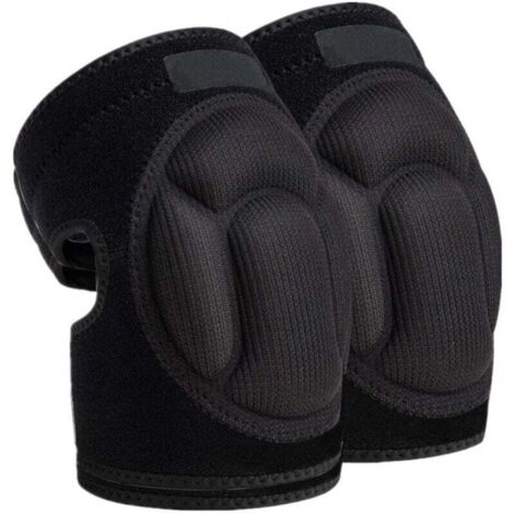 2 pièces Genouillères de Protection, Anti-collision Éponge Épaisse Genouillere pour Jardinage, Travaux, Jogging, VTT (1/4)