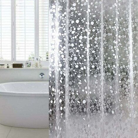 Rideau de douche anti-moisissure - 180 x 200 cm