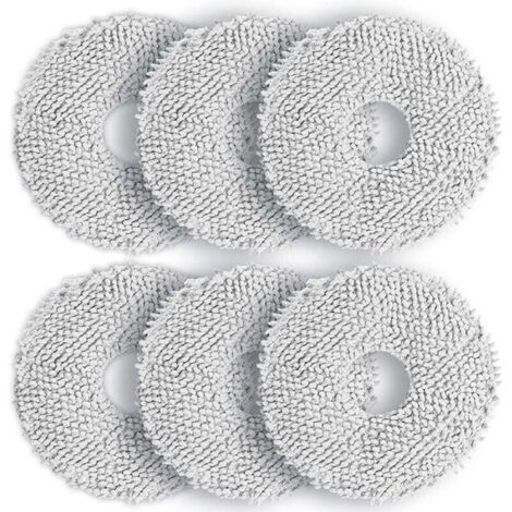 ALOVEZ Chiffon pour Ecovacs T30 PRO OMNI, 6 Pièces Chiffons Mop de Remplacement Lavables pour DEEBOT T30 OMNI T30S T30S PRO T30S COMBO T3 (1/4)
