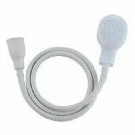 Alovez – Douchette pour robinet en plastique ABS – Tuyau PVC 1m – Spray adapté pour lavage cheveux, bain bébé et toilettage animaux - 37inch (1/4)