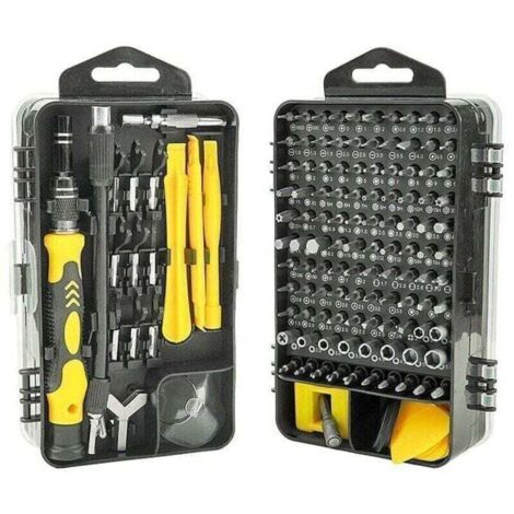 Kit de tournevis de précision magnétique 25/63 en 1, outils de réparation professionnels pour téléphone, PC, électronique, ordinateur avec embouts hexagonaux Torx  1420